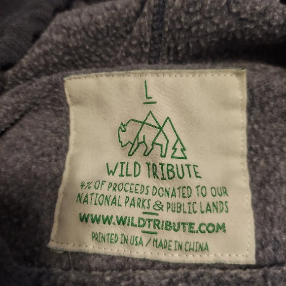 Charcoal Graphic Hoodie with Van Design - Picture 4 of 4